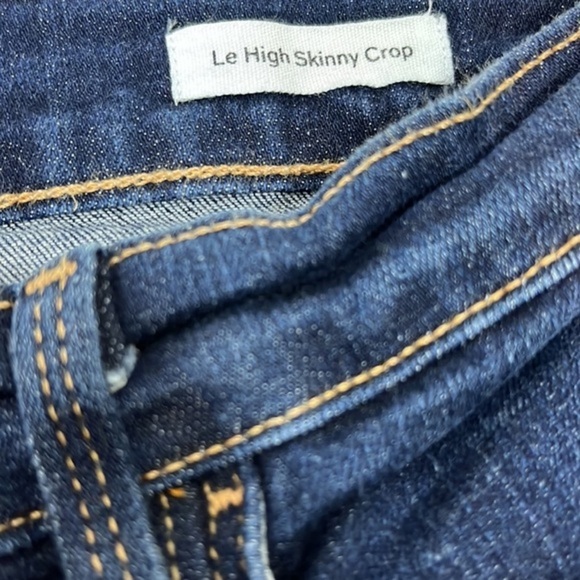 FRAME Denim Le High Skinny Crop Jeans Size 27 - Picture 9 of 12